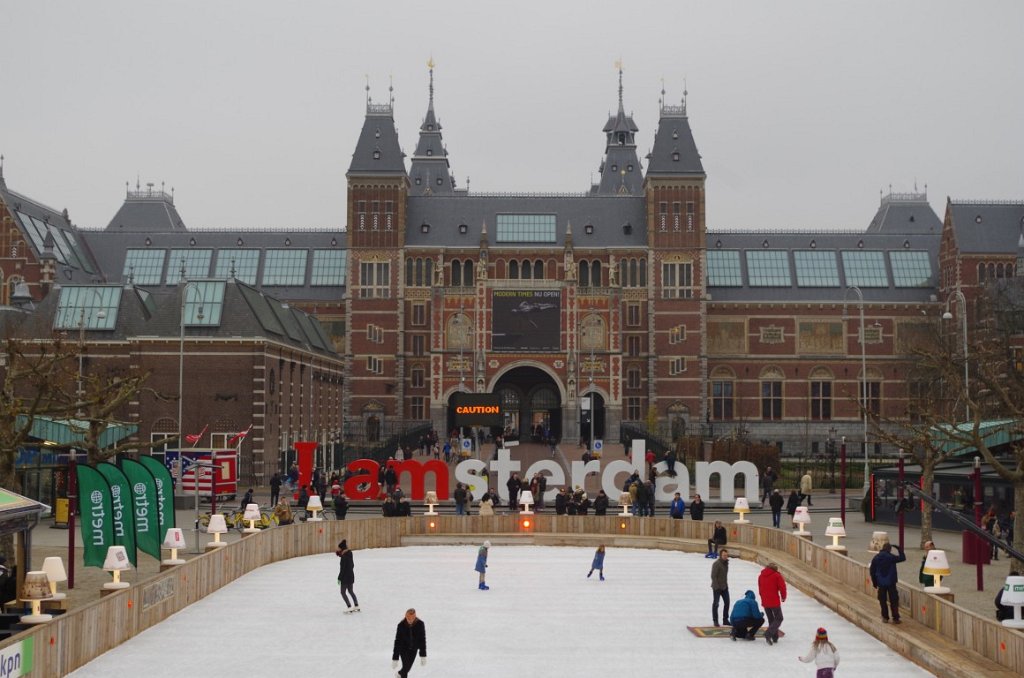 2014_1201_144825.jpg - Museumplein Amsterdam - we missed the Amazing Race finish.......
